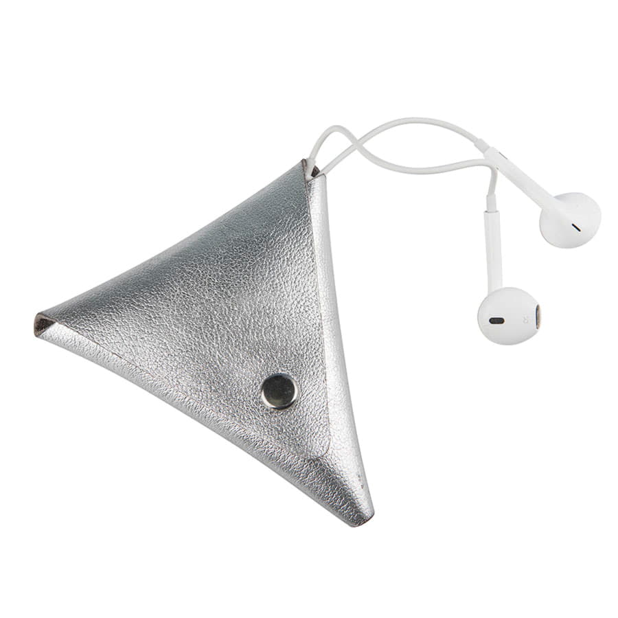 Чехол для наушников LOFT SILVER, серебристый-4