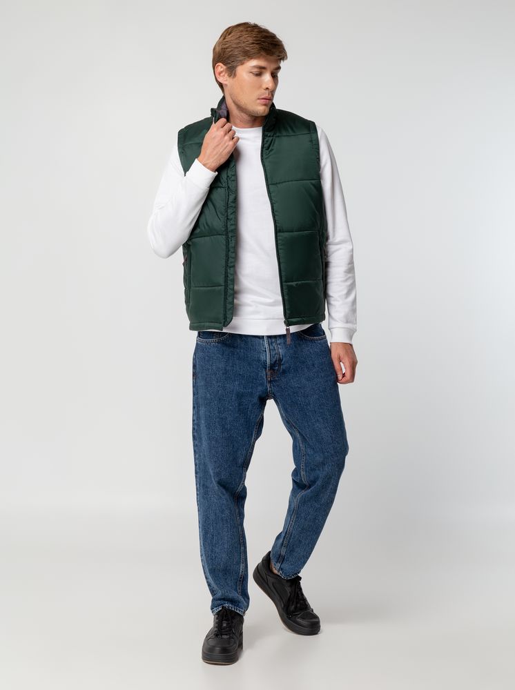 Жилет Warm зеленый-6
