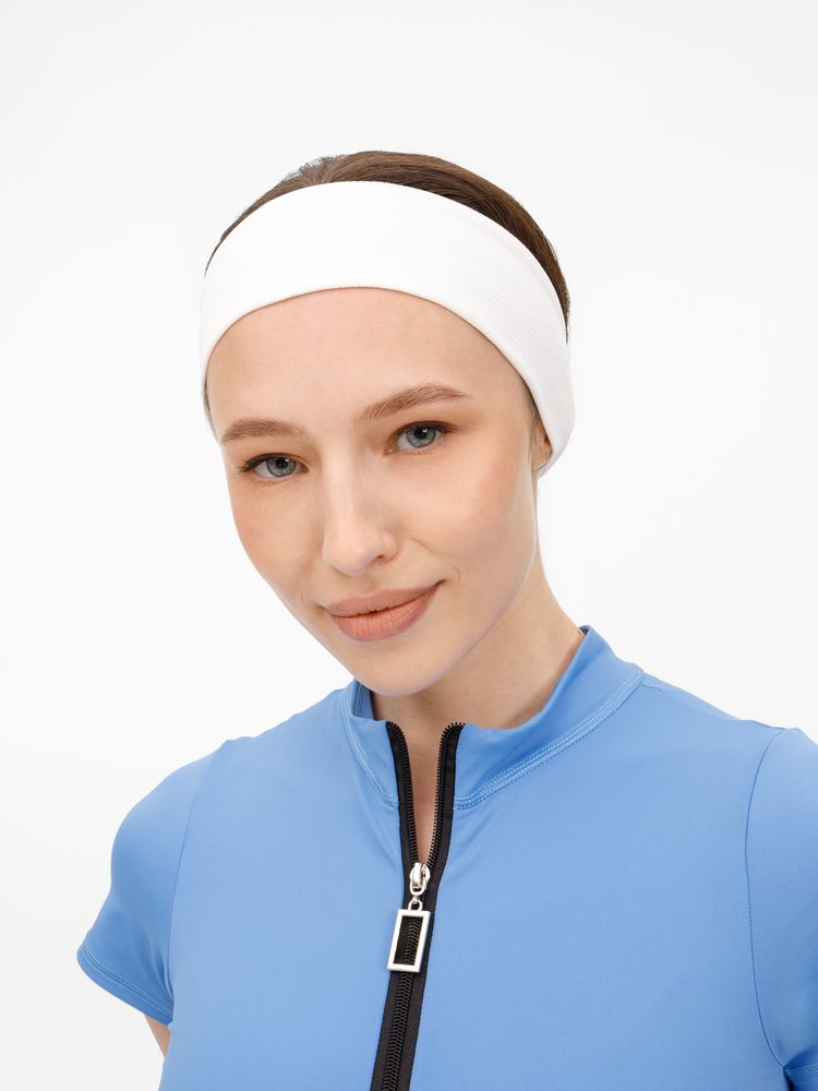 Охлаждающая повязка на голову Cool Head, белая-0