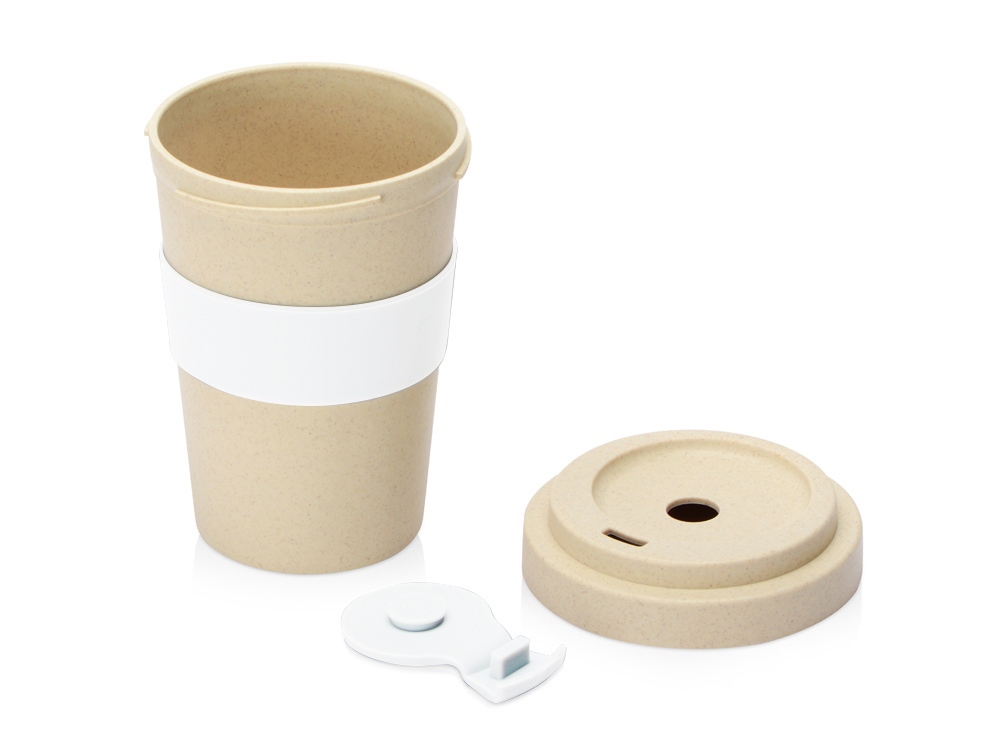 Стакан из пшеничного волокна Flava, белый-2