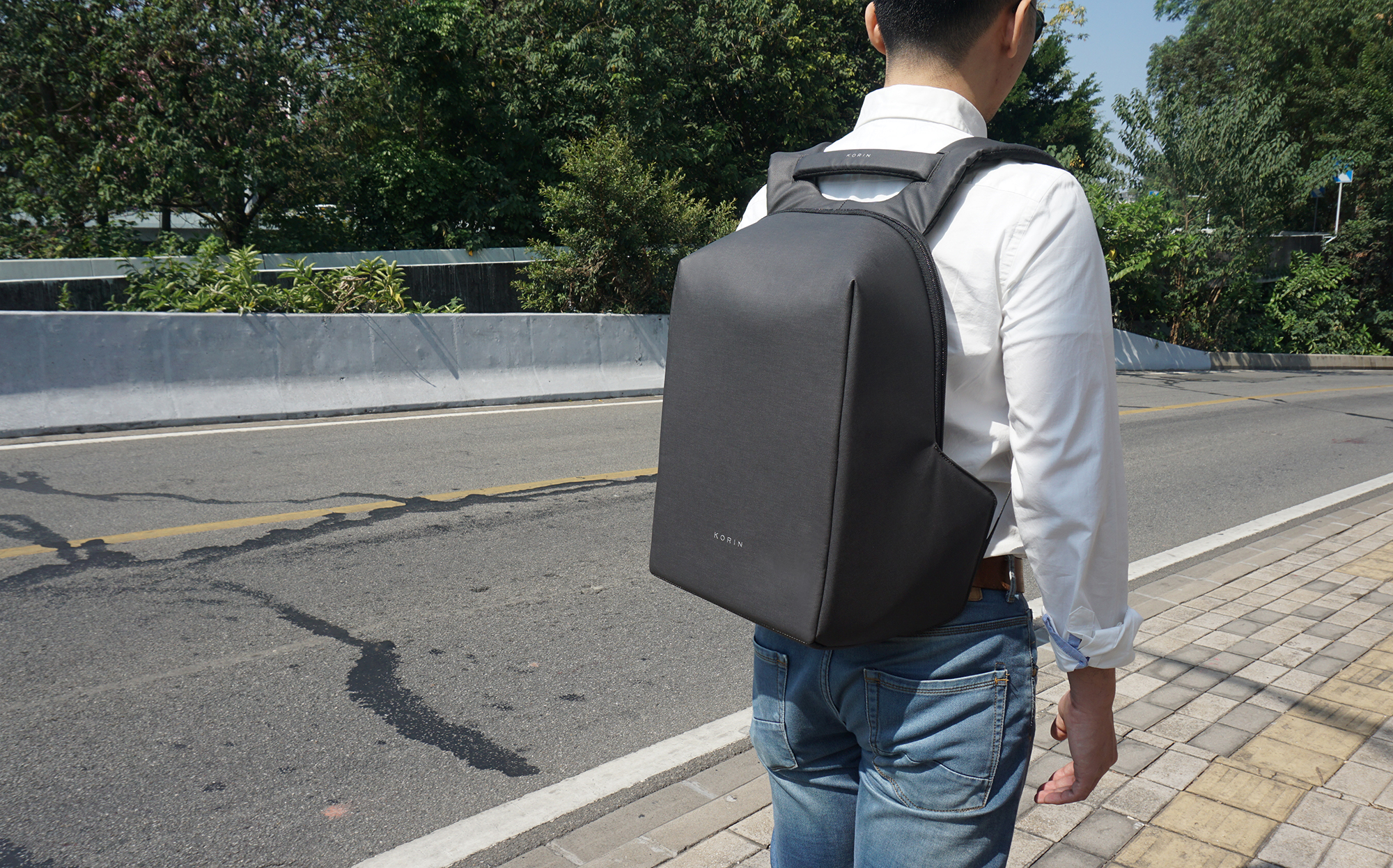 Рюкзак HiPack 43х33х16 см, черный-39