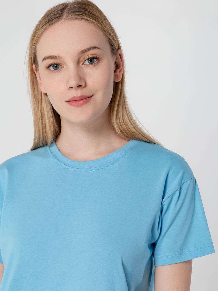 Футболка унисекс T-Bolka 160, голубая-7