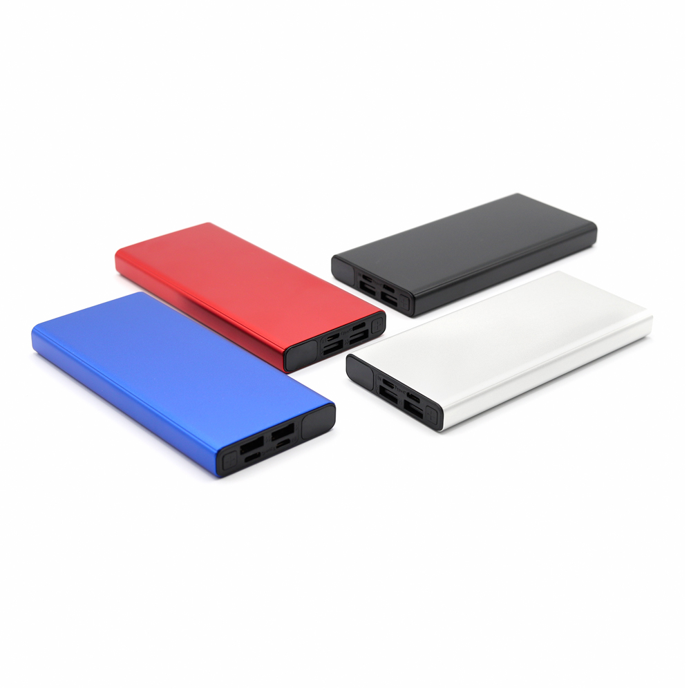 Внешний аккумулятор Höginn в металлическом корпусе, Красный-1