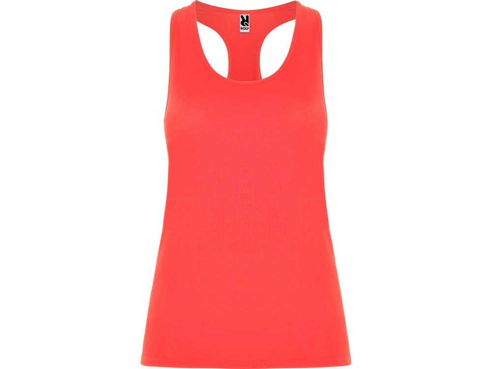 Топ спортивный Aida женский, неоновый коралловый-0