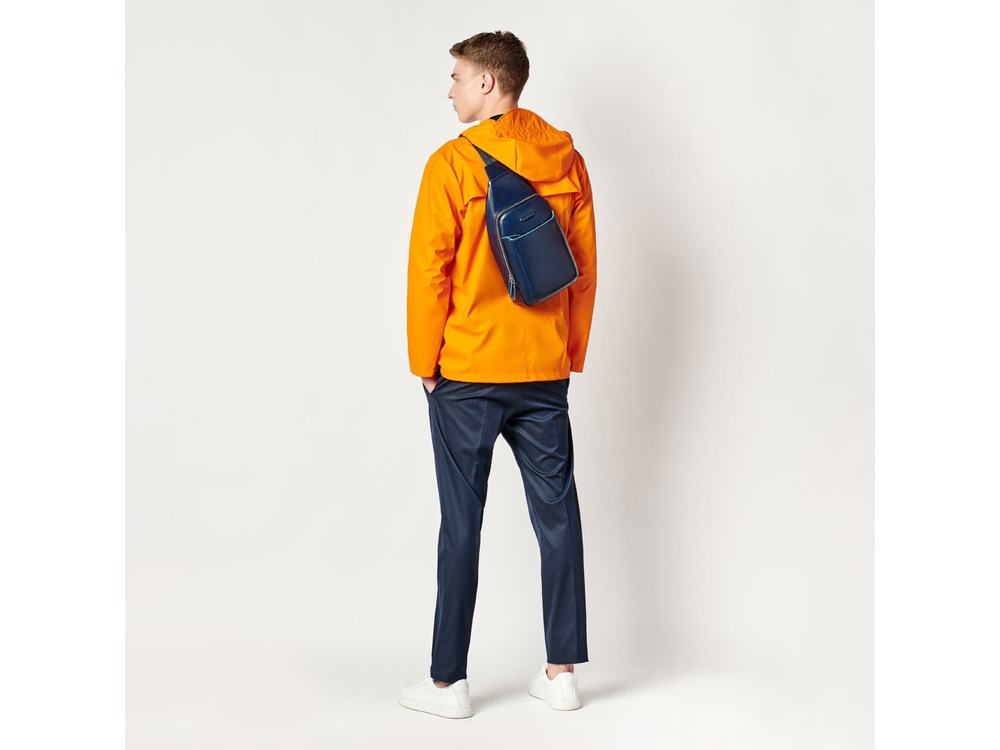 Сумка-слинг, Piquadro Blue Square, темно-синий-3