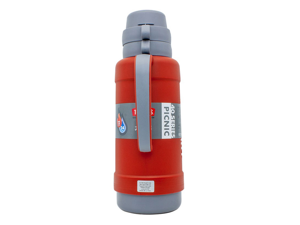 Термос со стеклянной колбой тм THERMOS PICNIC 40 Series Red 1,8L-2