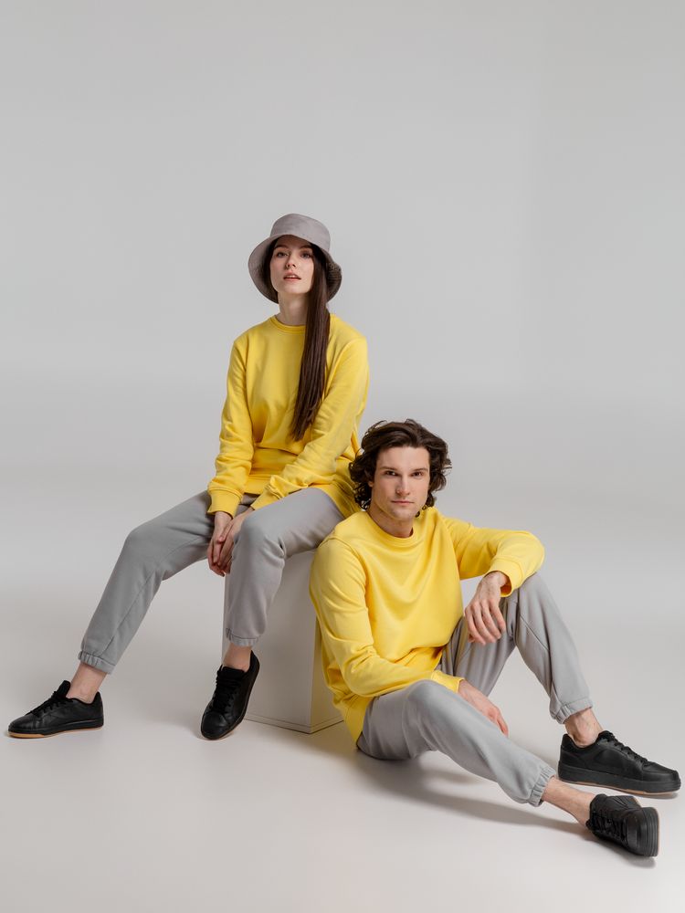 Свитшот унисекс BNC Inspire (Organic), желтый-8