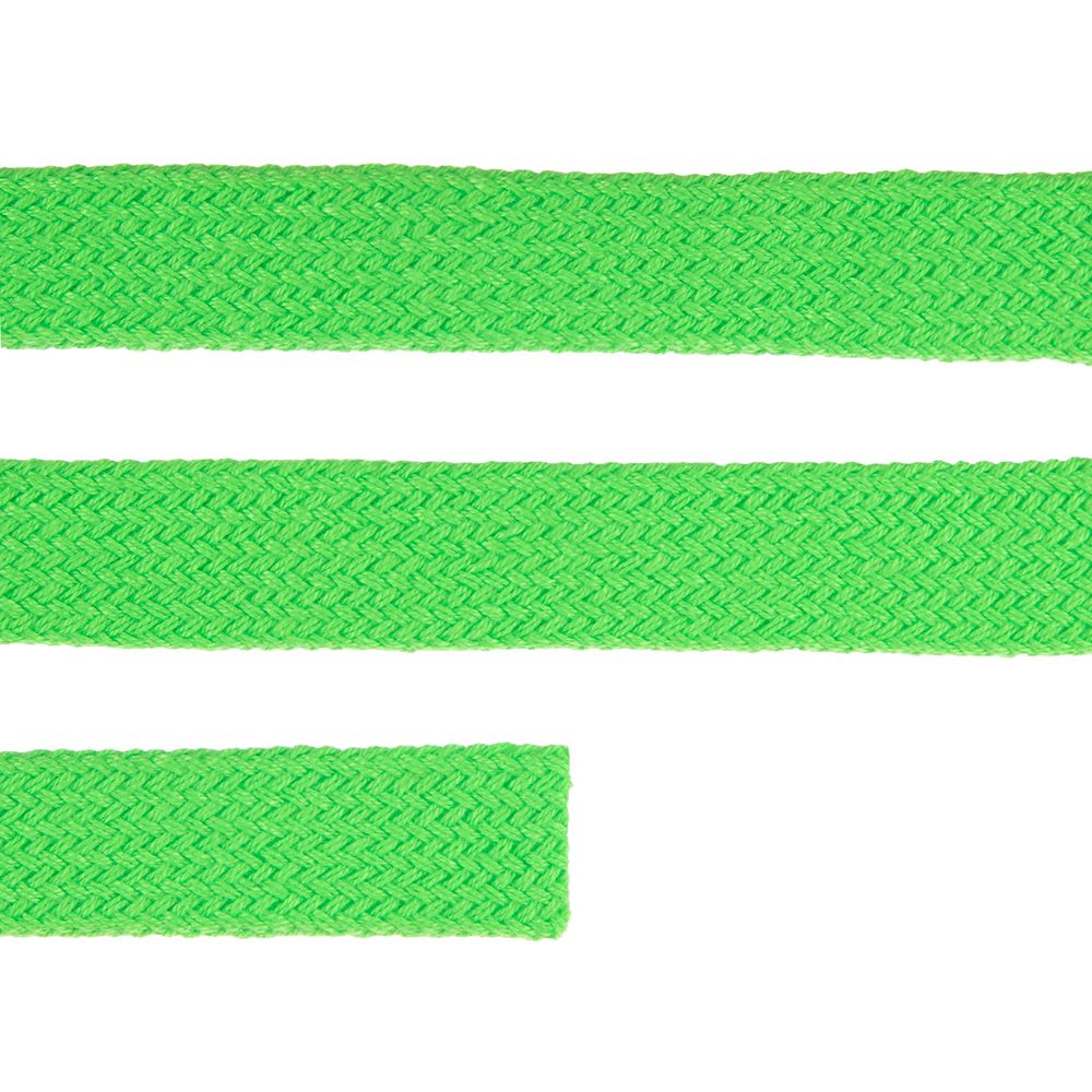 Плоский шнур Cord L, зеленый неон, 130 см-1