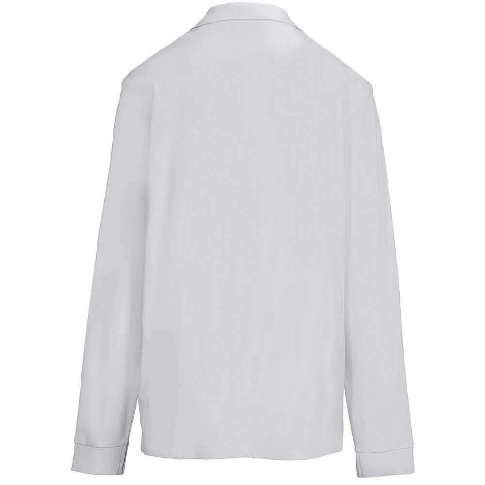 Рубашка поло унисекс с длинным рукавом Pacific LSL, серая-1