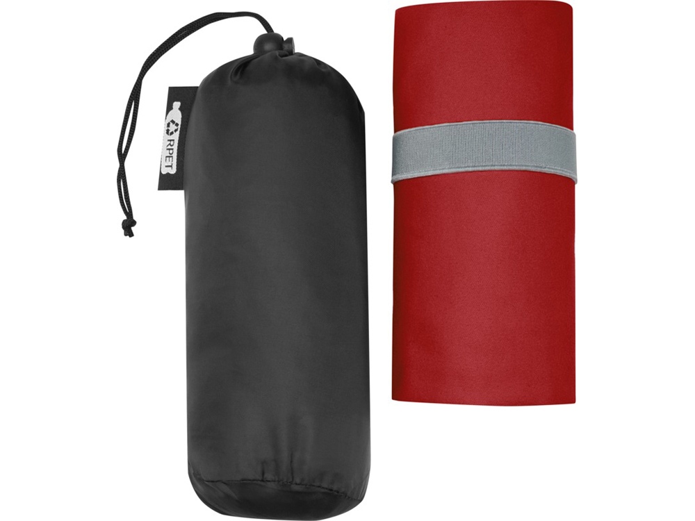 Pieter сверхлегкое быстросохнущее полотенце из переработанного РЕТ-пластика, красный-4