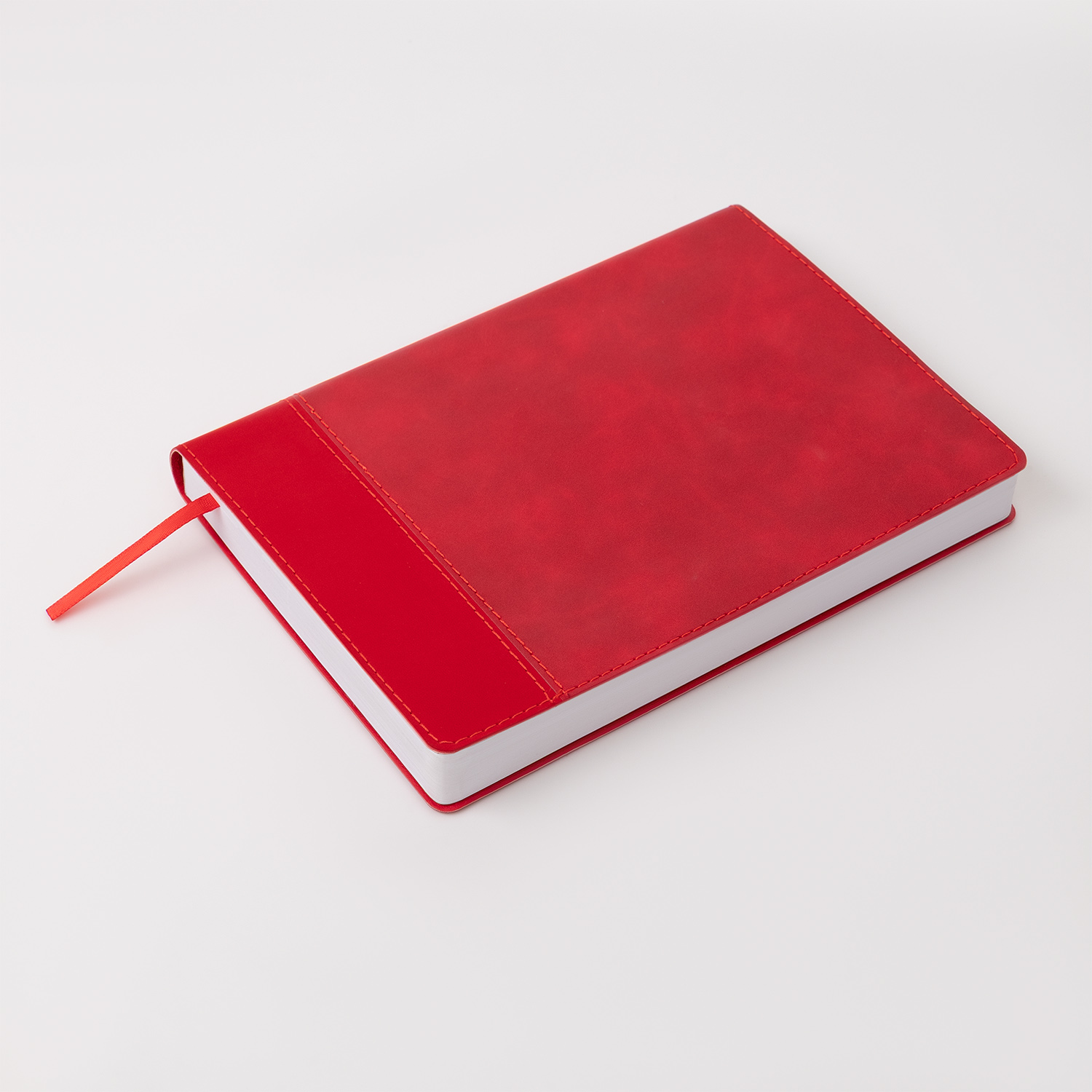 Ежедневник Интеро Горизонталь (Intero Horizontale) 1/5 недатированный, красный-1