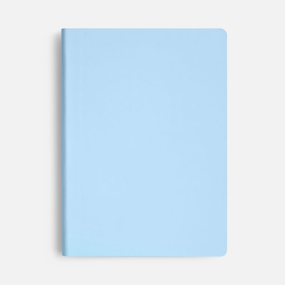 Ежедневник Flex Shall New, недатированный, голубой-2