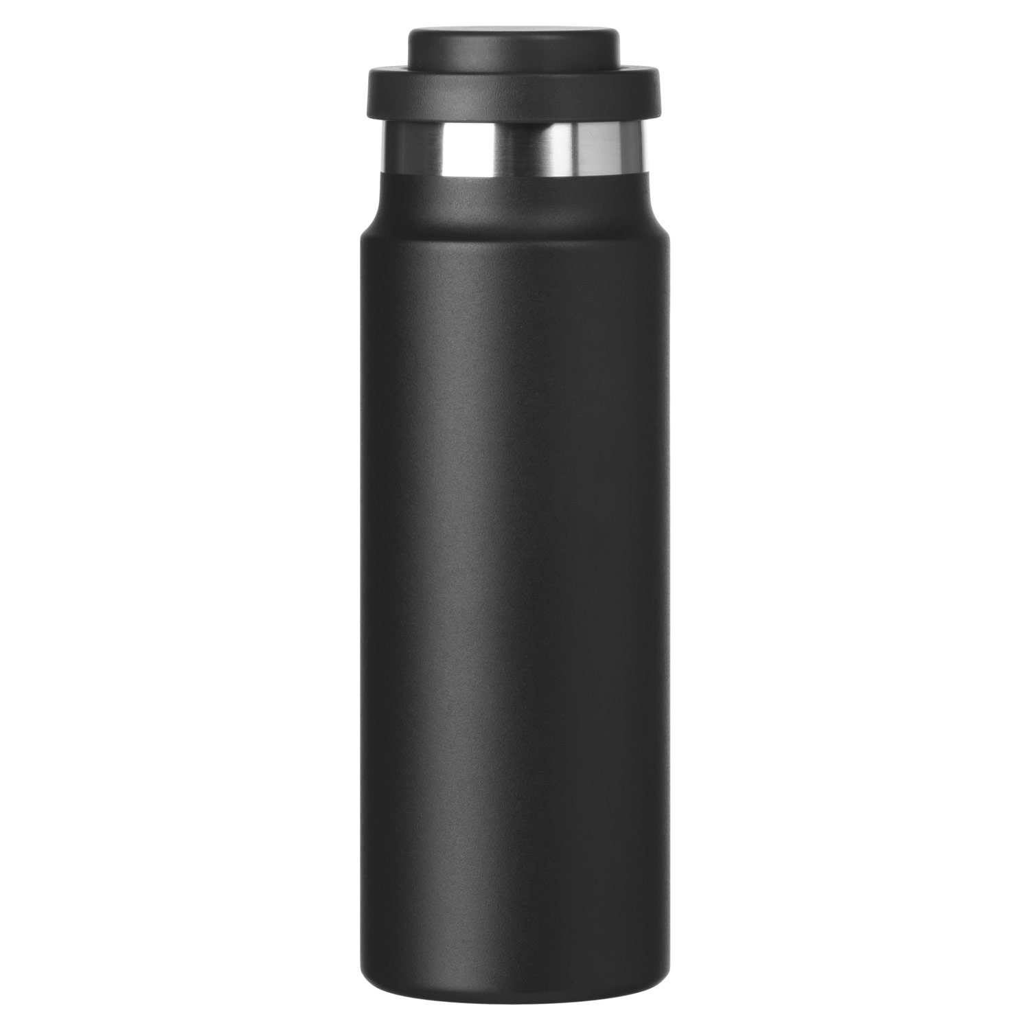 Термобутылка вакуумная герметичная Allegra, черная-1
