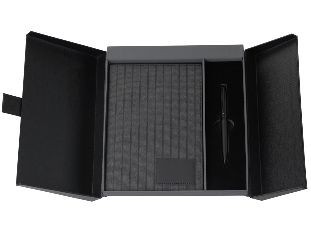 Подарочный набор Bradburry &Co с блокнотом А5 и ручкой, черный-2