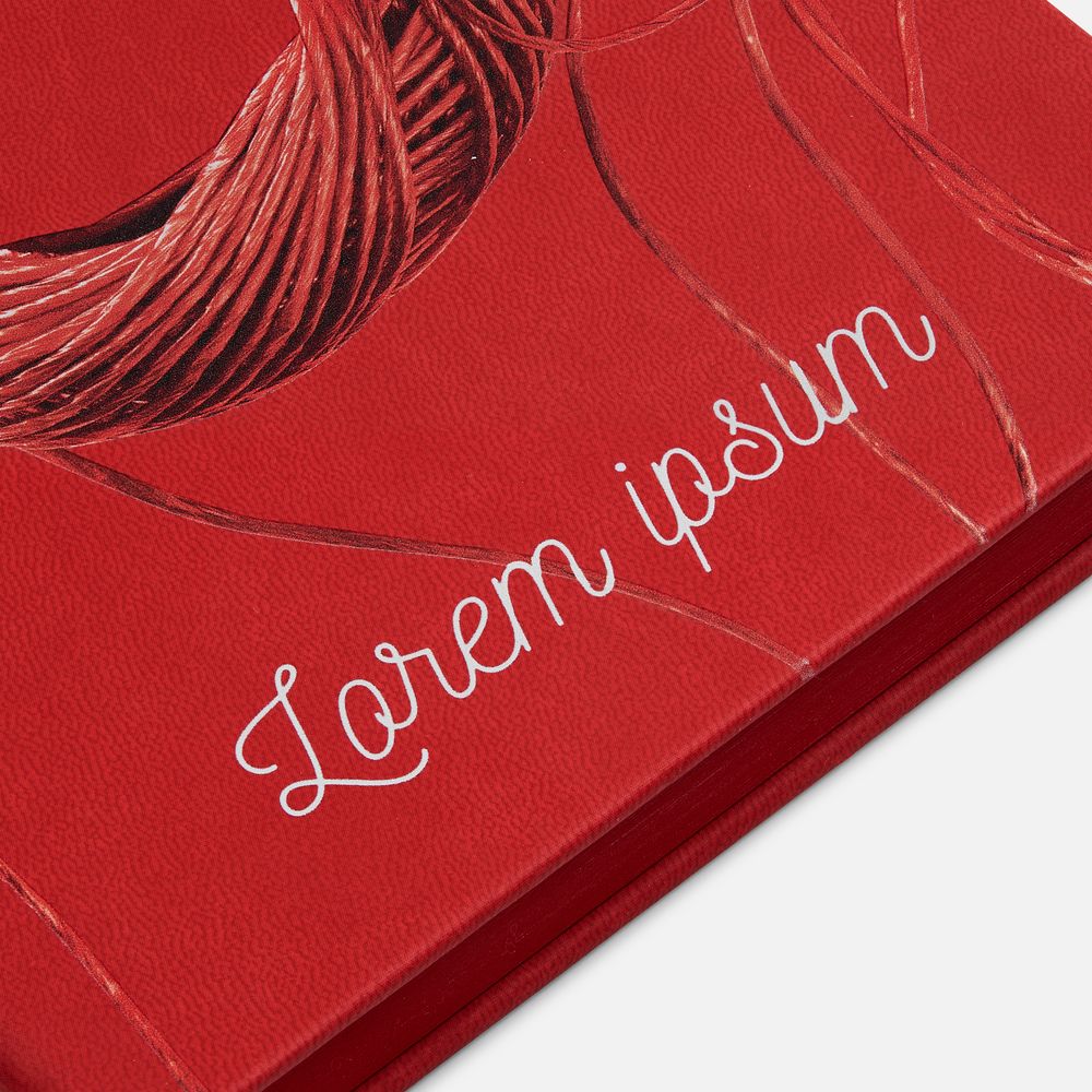 Ежедневник Cortado, недатированный, красный-4