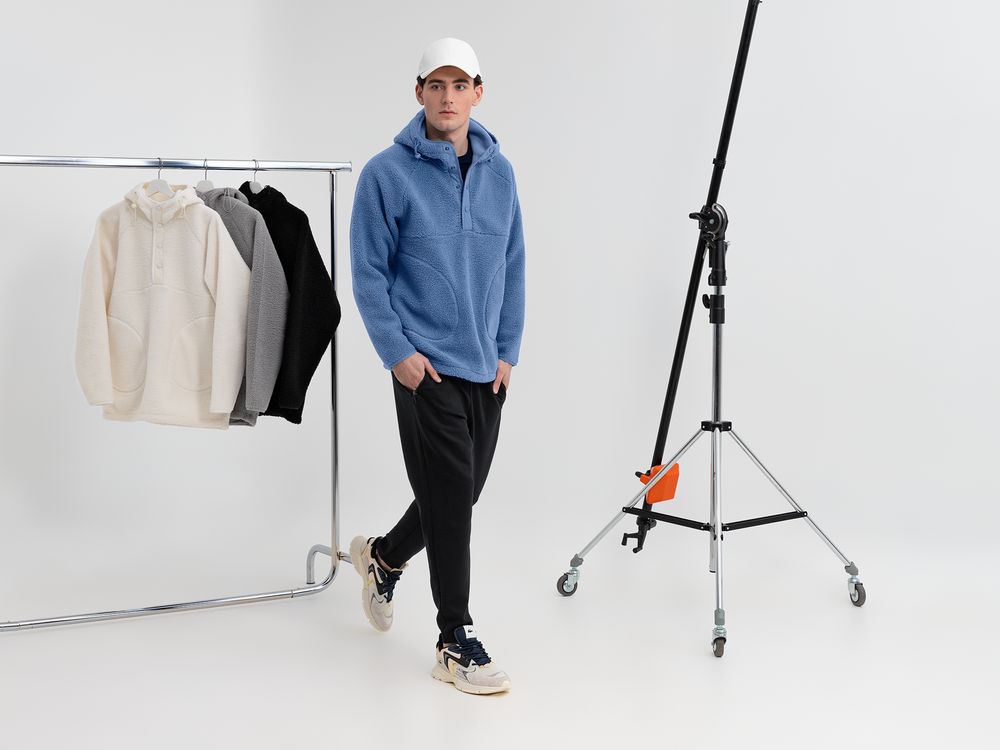 Анорак унисекс Oblako, голубой-5