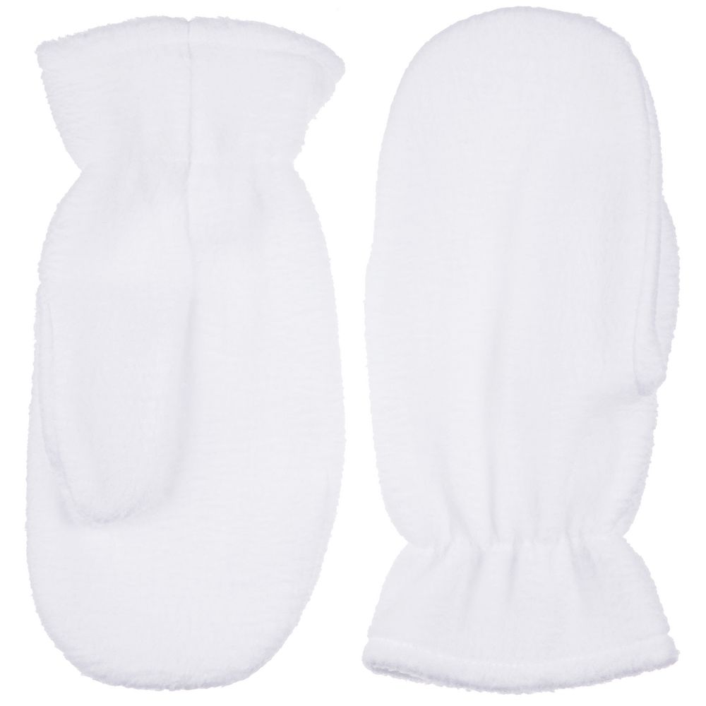 Варежки Fleecy, белые-1