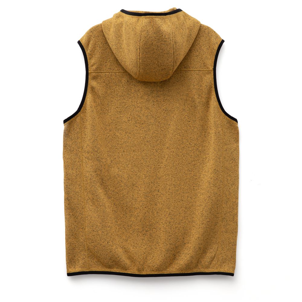 Жилет с капюшоном унисекс Gotland, горчичный-2