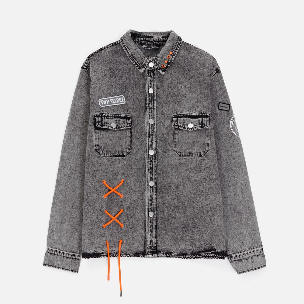 Наконечник для шнурка Nozzle, ver.2, оранжевый неон-4