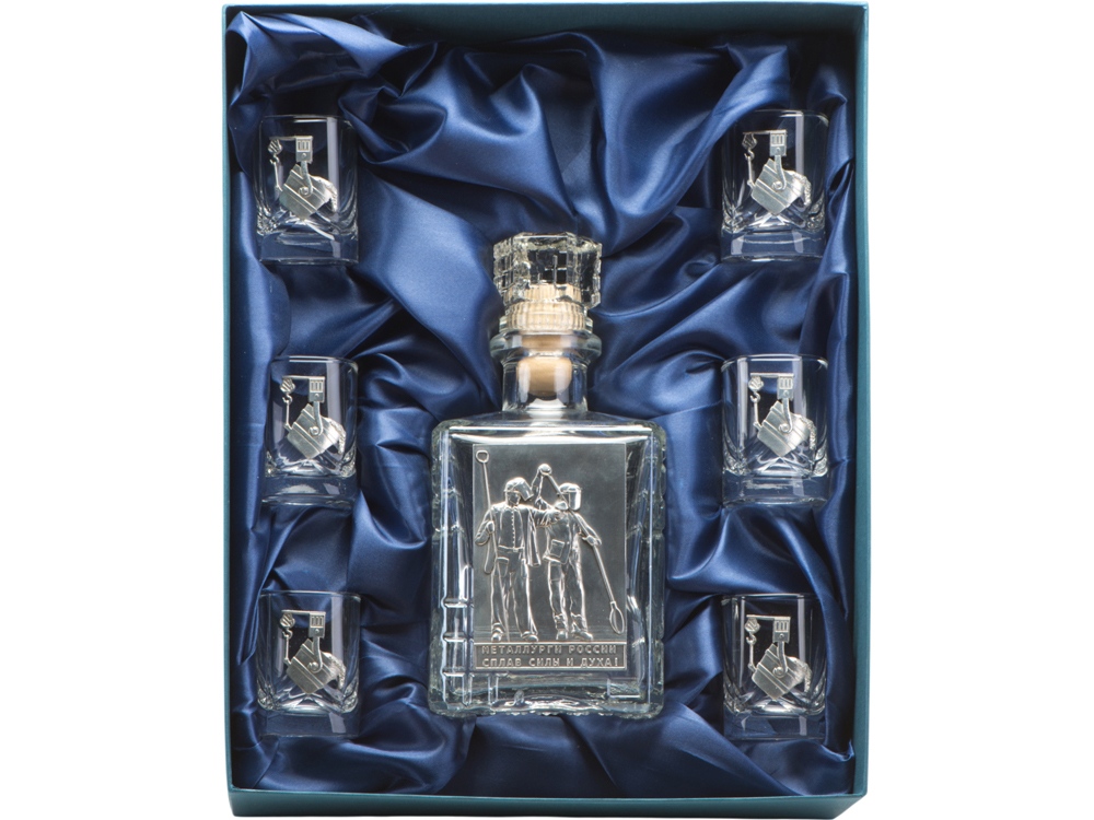 Набор со штофом МЕТАЛЛУРГИ-1