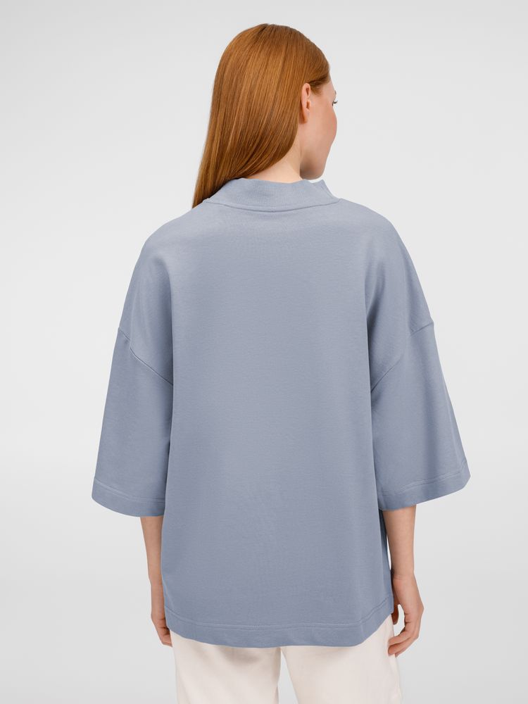 Футболка оверсайз унисекс T9, серая-3