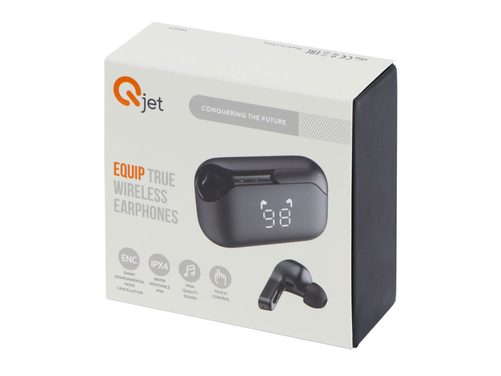 Беспроводные наушники TWS с ENC Equip, IPX4, черный-10