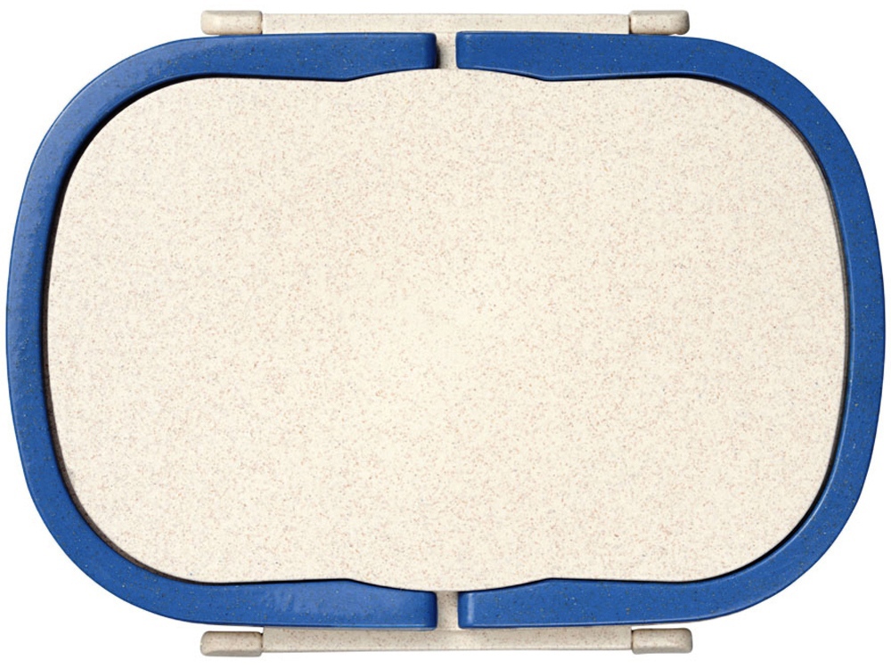 Ланч-бокс Shen из пшеничного соломенного волокна, синий-2