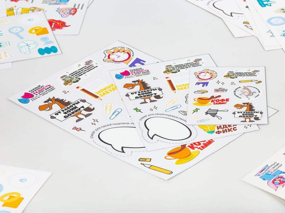 Наклейки UV-DTF Sticker Pack на заказ, M-3