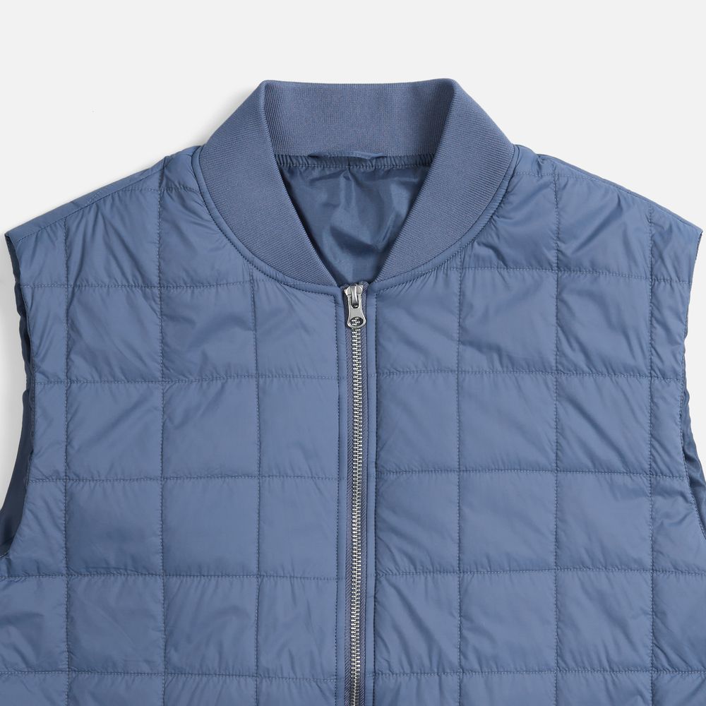 Жилет унисекс Warmbridge, синий (джинс)-1