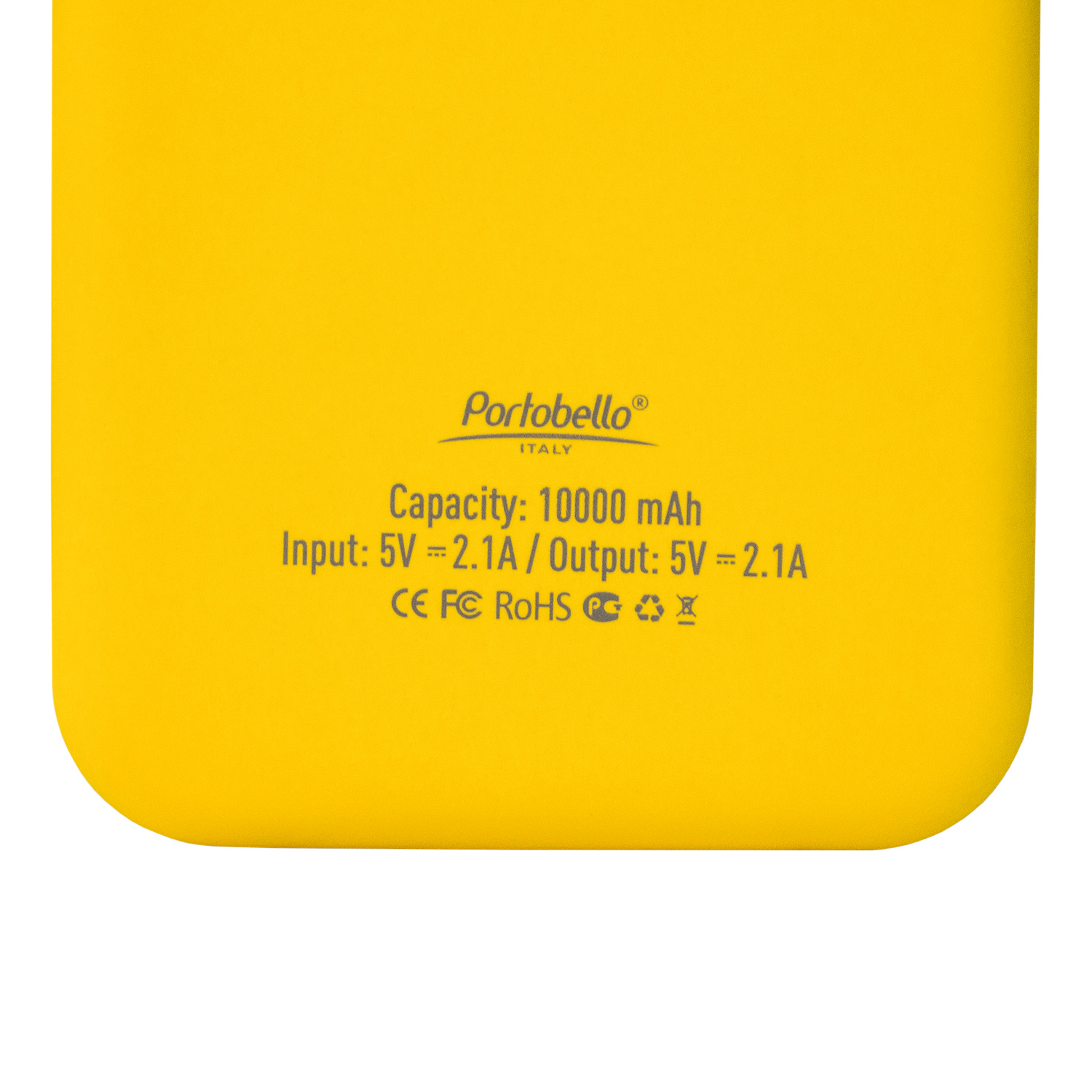 Внешний аккумулятор с подсветкой Люче (Luce) Lemoni 10000 mAh, желтый-5