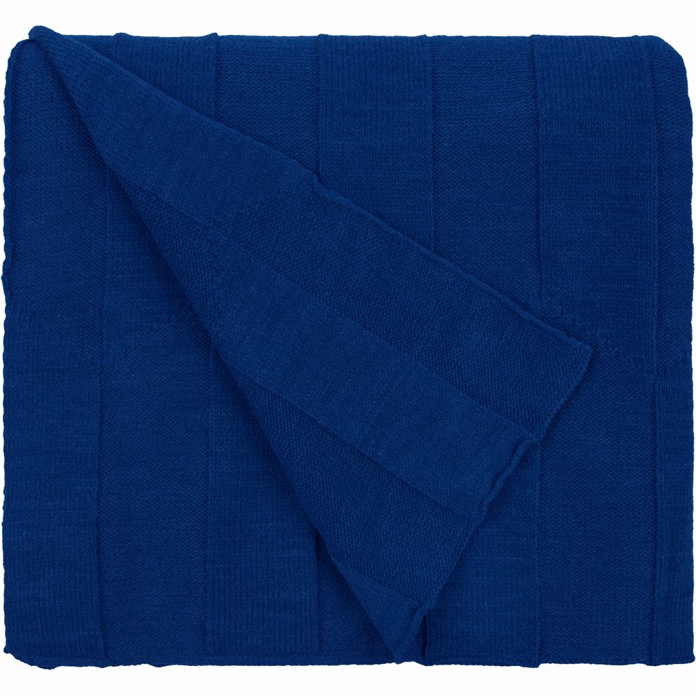 Плед Rombus, темно-синий (кобальт)-1