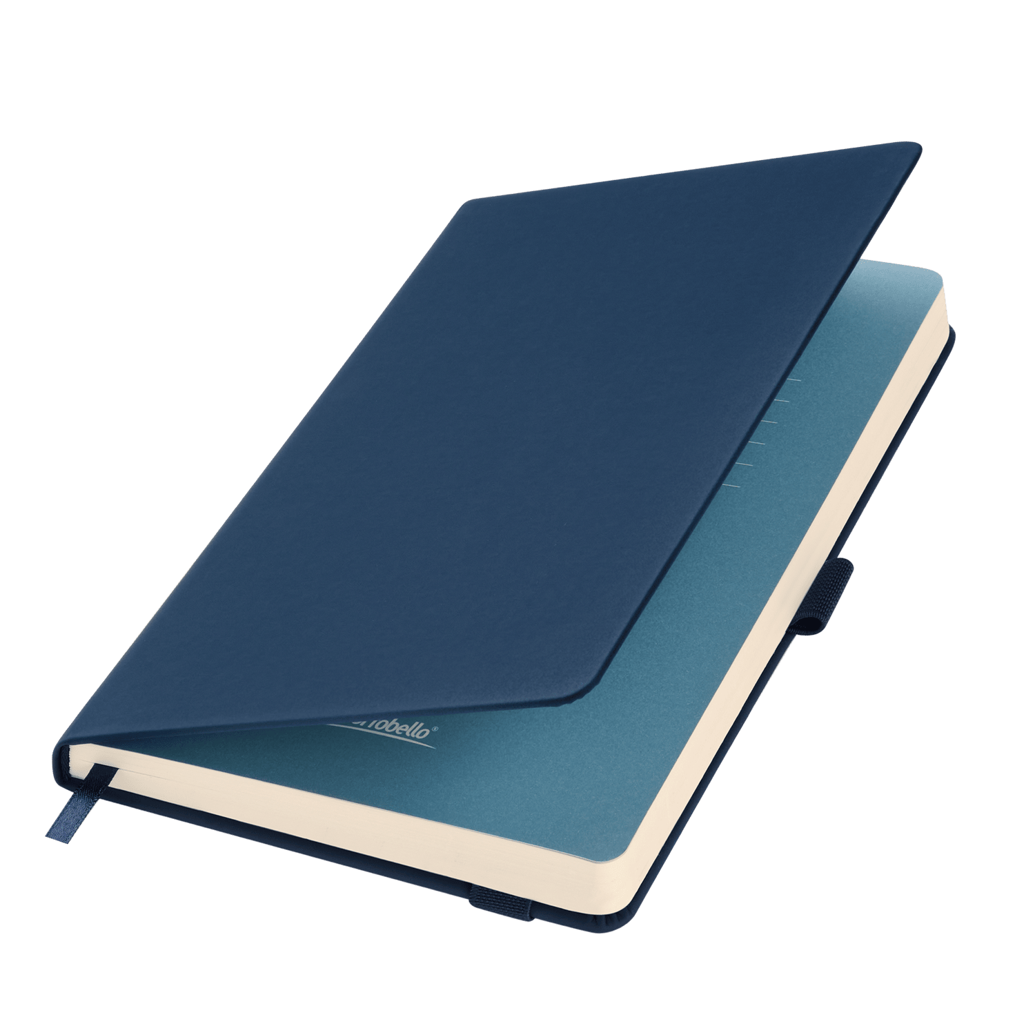 Ежедневник Alpha недатированный, синий/голубой-0