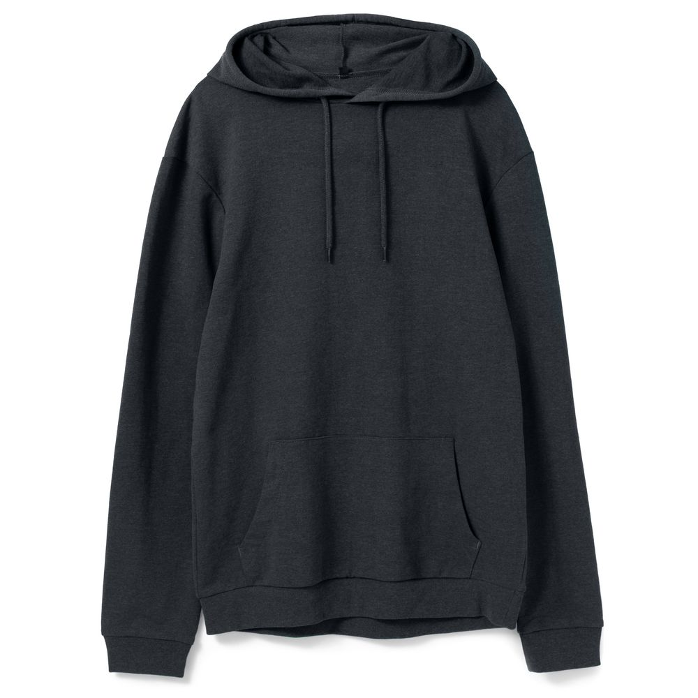 Толстовка с капюшоном унисекс Hoodie, темно-серая-0