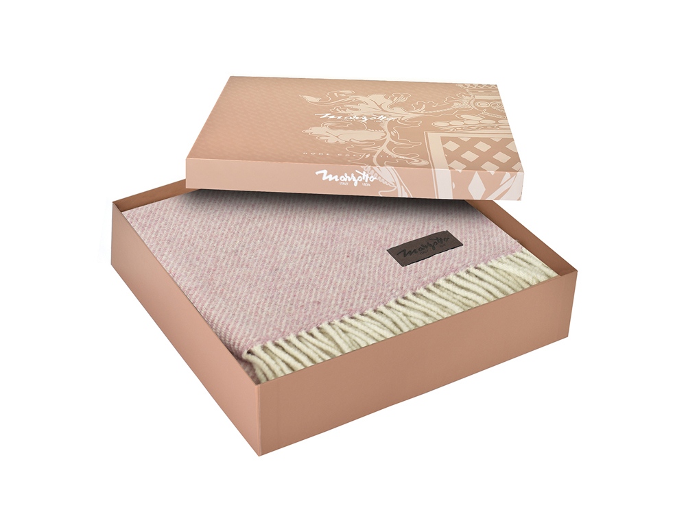 Плед MARZOTTO AREQUIPA 1005, розовый-4