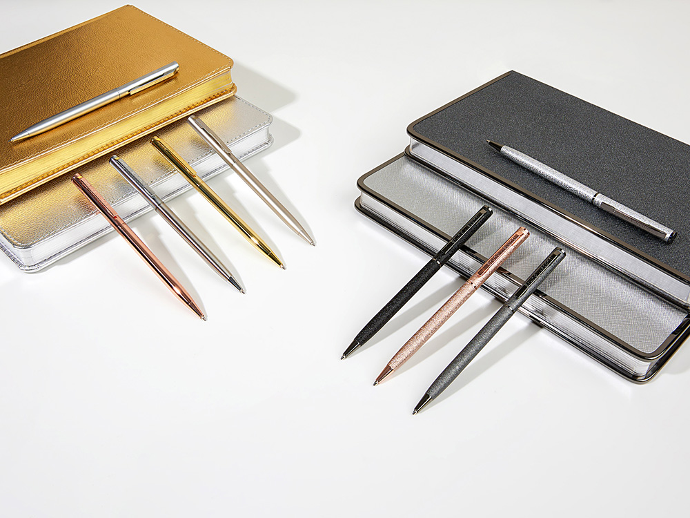 Ручка шариковая автоматическая BrunoVisconti® PALERMO цвет корпуса золотой, 0.7 мм-2