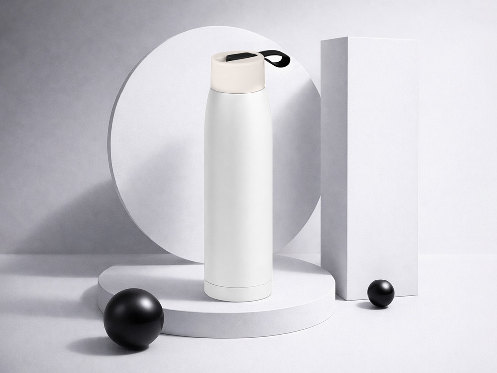 Термобутылка Grace 320мл, белый-5