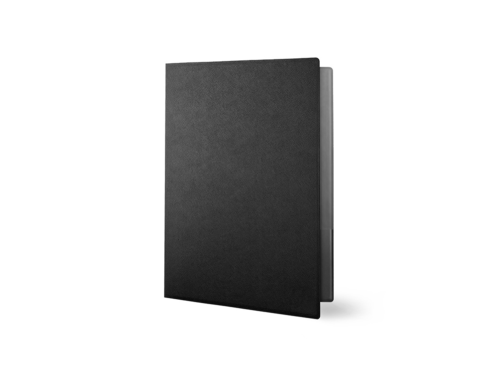 Папка классическая из экокожи Favor, черный-0