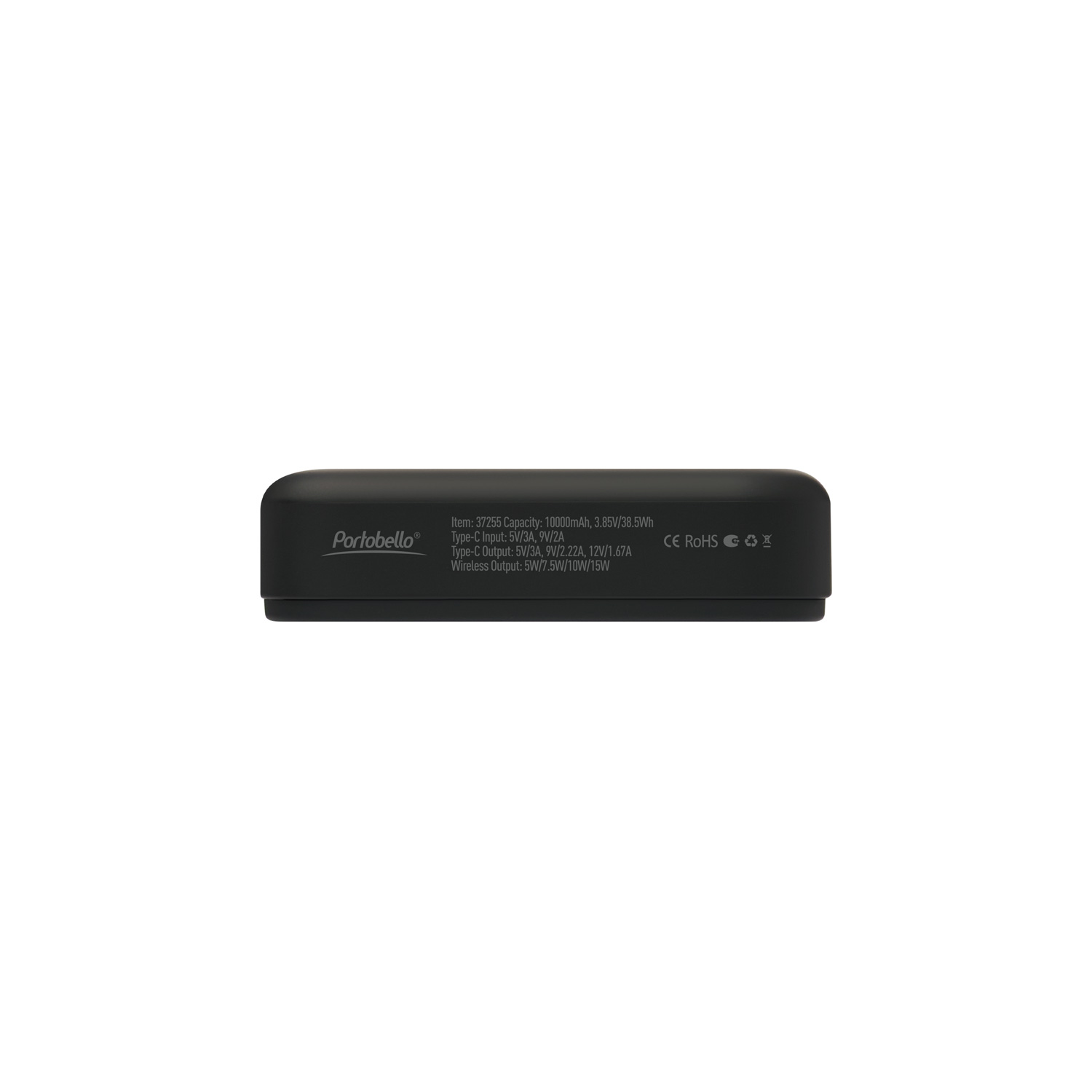 Внешний аккумулятор Юнион PD (Union PD) 10000mAh с функцией беспроводной зарядки 15W, черный-7