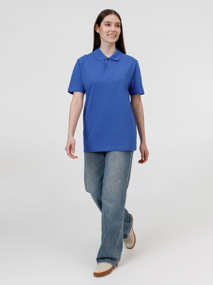 Рубашка поло унисекс Pulse, ярко-синяя (royal)-7
