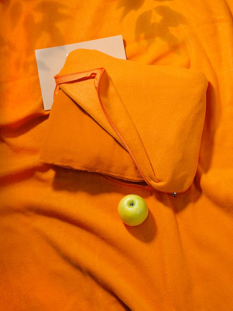 Дорожный плед-подушка Pathway 2, оранжевый-4