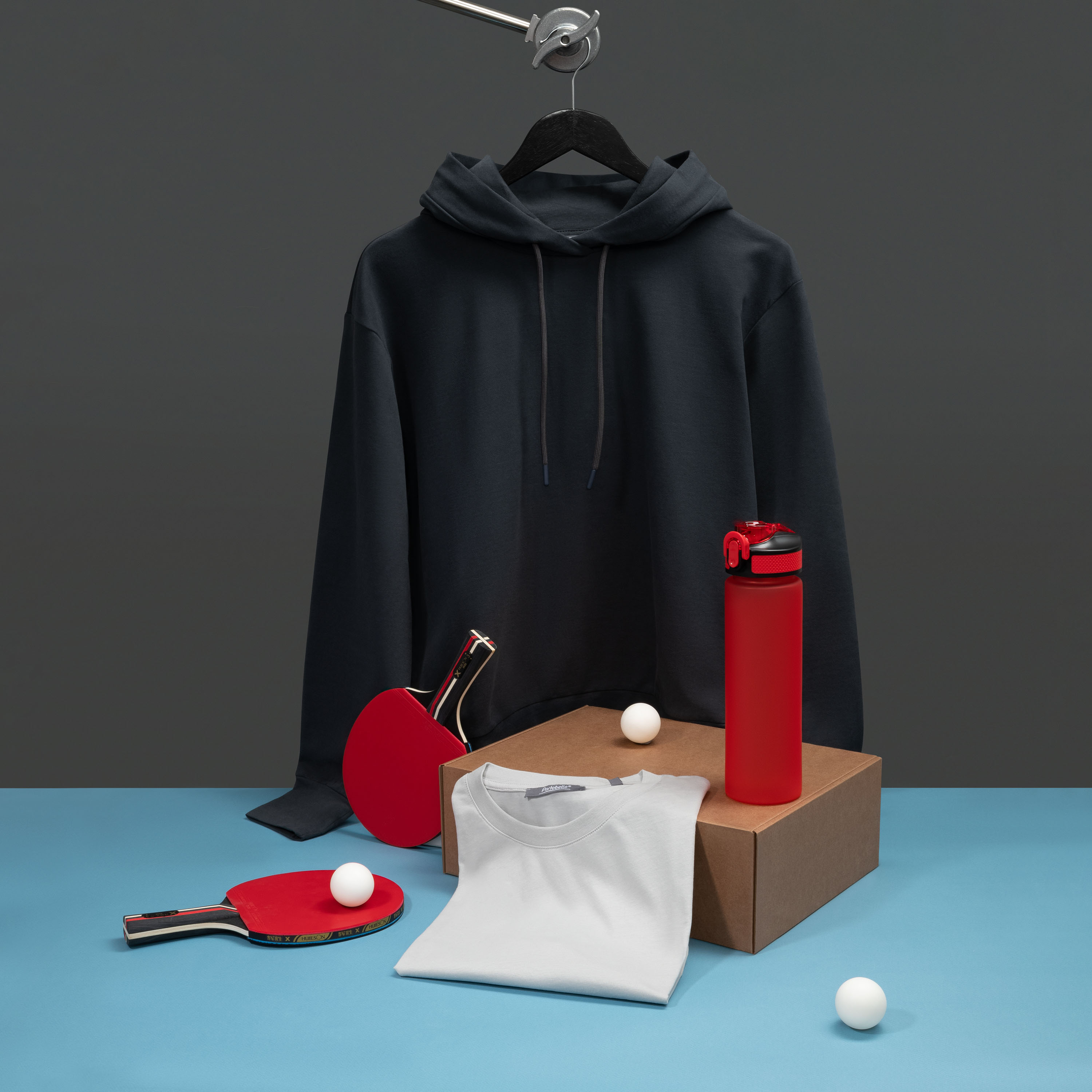 Бутылка для воды Flip, красная-8