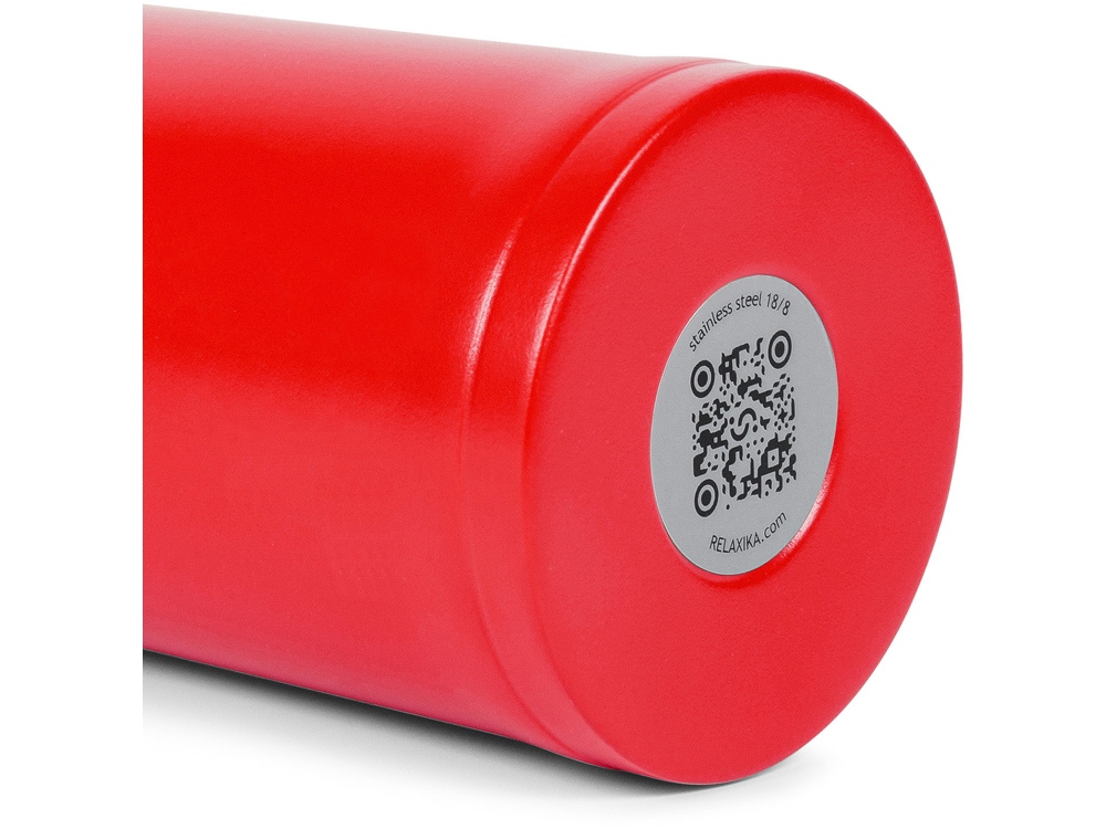 Термокружка Relaxika 701 (0,48 литра), красная (без лого)-15