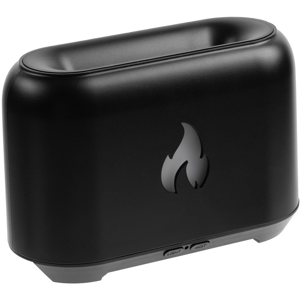 Увлажнитель-ароматизатор Fire Flick с имитацией пламени, черный-1