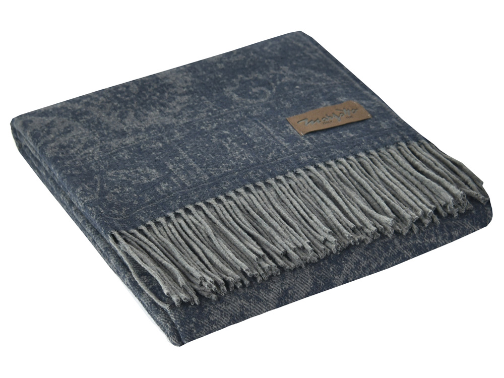 Плед MARZOTTO MAGNOLIA 4000, темно-синий-0