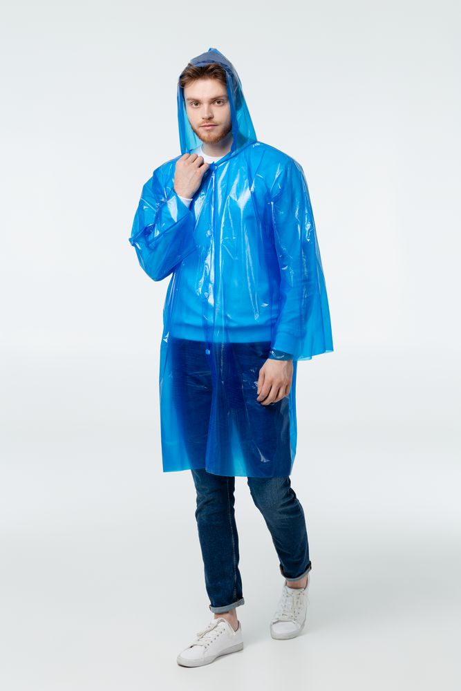 Дождевик-плащ BrightWay, синий-2