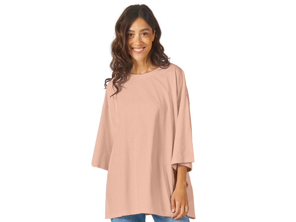 Футболка Berlin к/р оверсайз, 100% хлопок, 180гр, лососевый-2