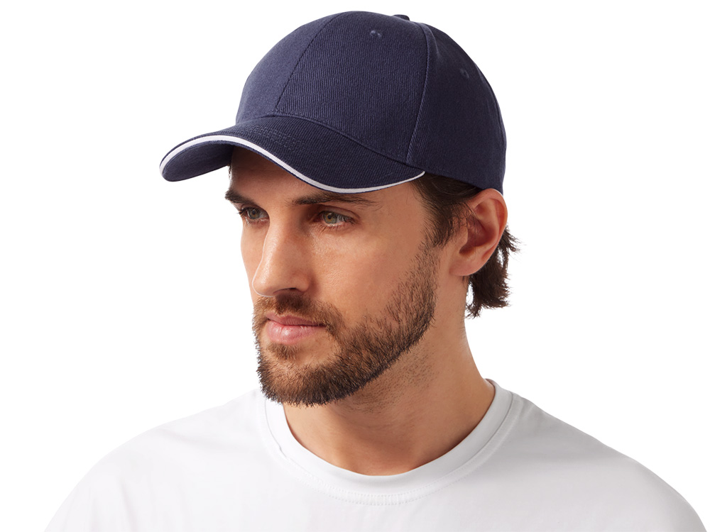 Бейсболка Cancun, темно-синий/белый-1