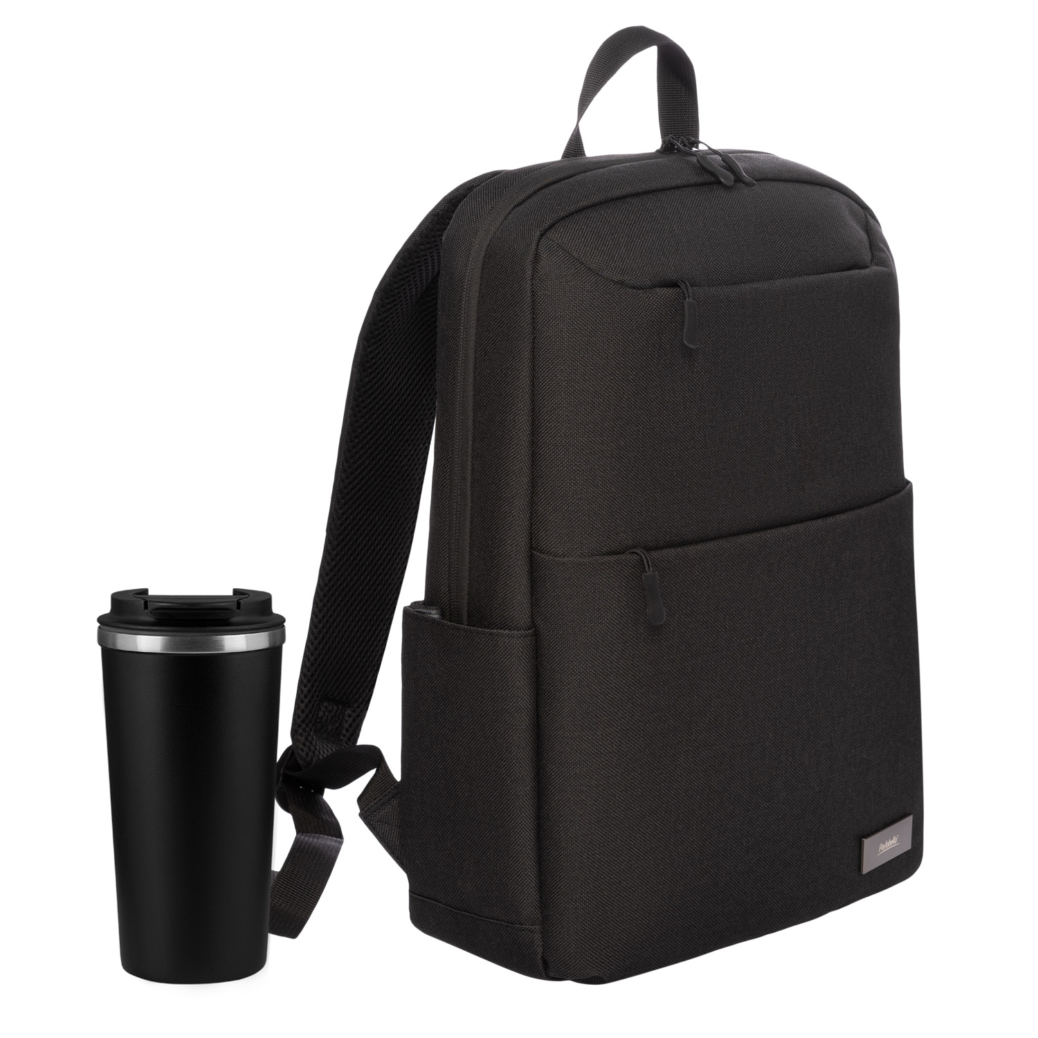 Подарочный набор Palermo, Forst, черный (рюкзак, термокружка)-0