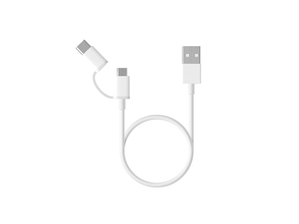 Кабель Mi 2-in-1 USB Cable Micro-USB to Type C 30см SJX02ZM (SJV4083TY)-0