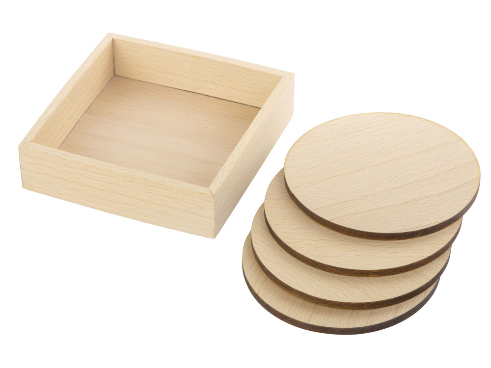 Набор круглых костеров на подставке Drink-2